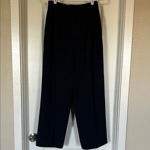 Tahari Navy blue Wide-Leg Trousers